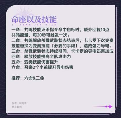 鸣潮卡卡罗角色攻略-鸣潮卡卡罗角色技能玩法介绍