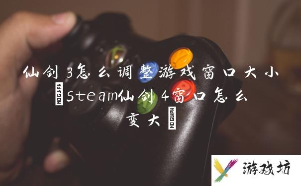 仙剑3怎么调整游戏窗口大小(steam仙剑4窗口怎么变大)