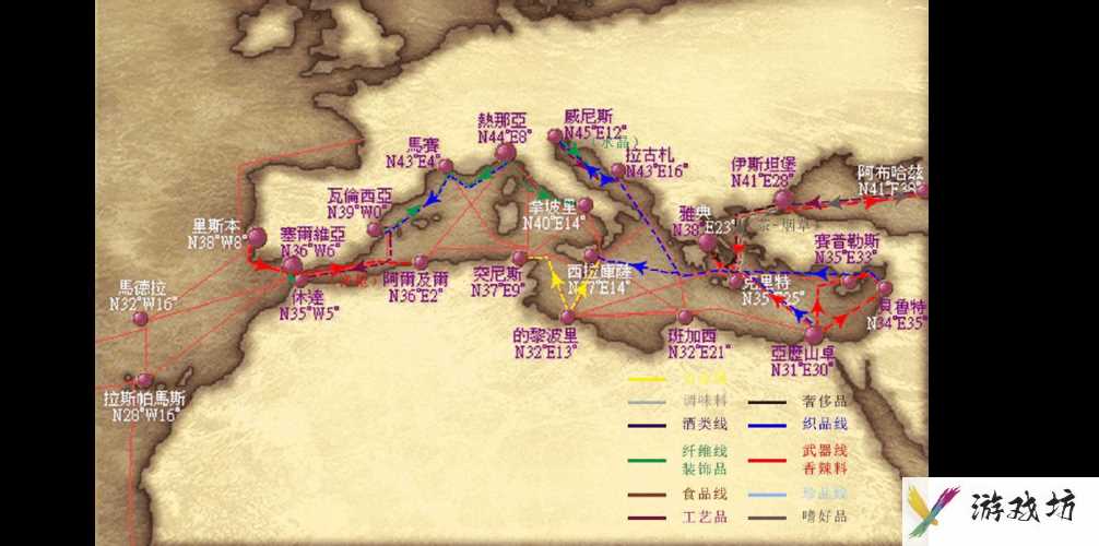 大航海时代4地图-大航海时代4地图高清  第1张