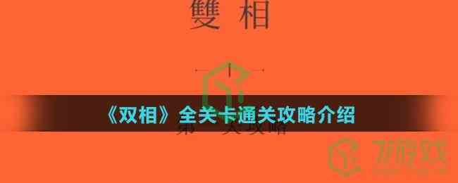 《双相》全关卡通关攻略介绍