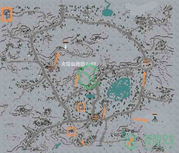 《部落与弯刀》2022大雪山地图介绍