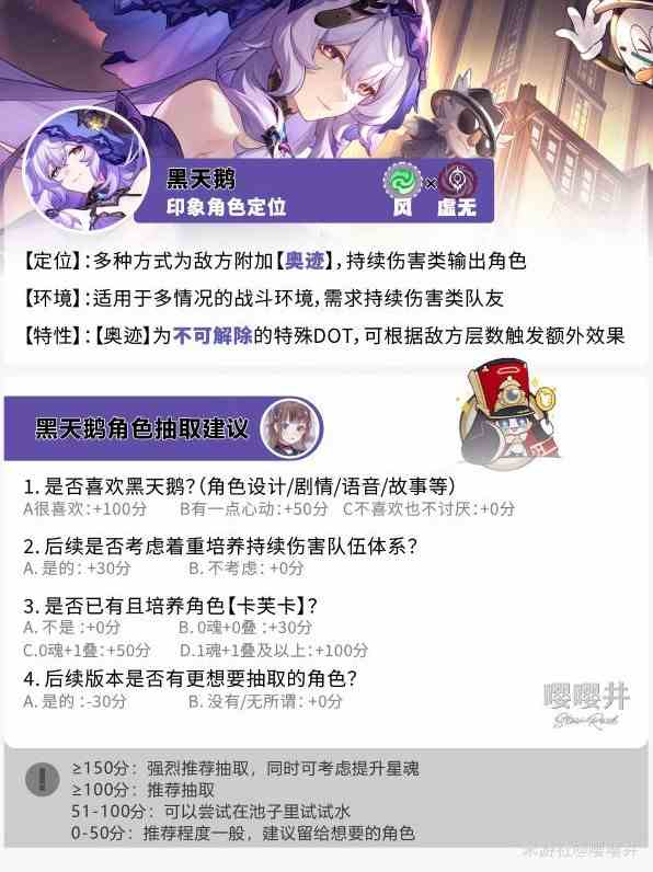 崩坏星穹铁道2.0黑天鹅全面培养攻略