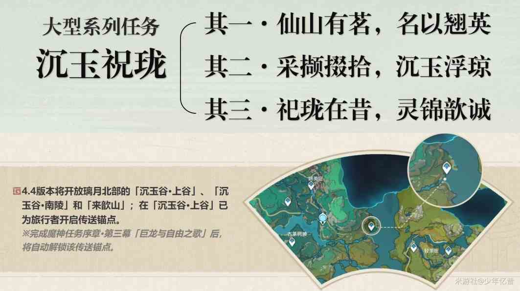 《原神》4.4“沉玉祝珑”开图任务流程攻略