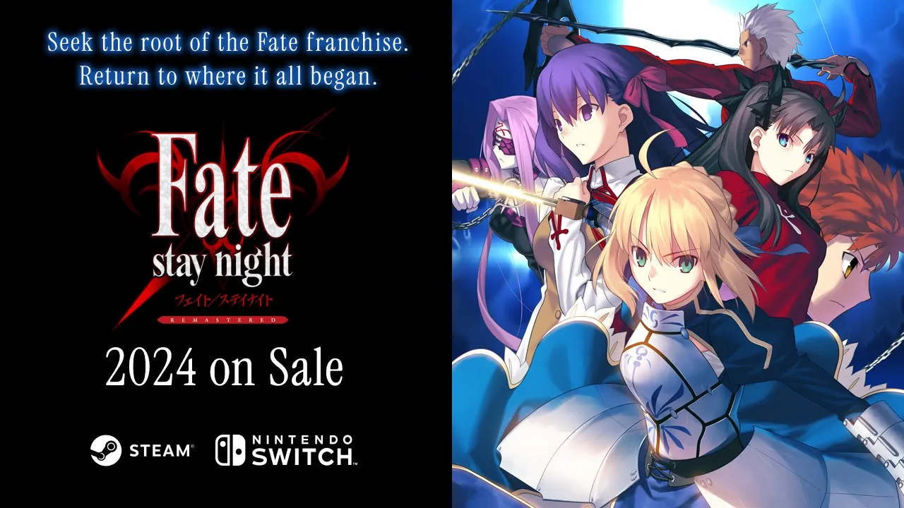 高画质化游戏《Fate/stay night REMASTERED》预定2024年发售