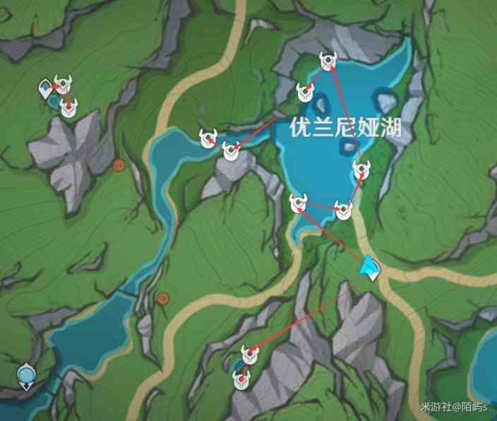 《原神》“湖光铃兰”采集攻略及路线分享