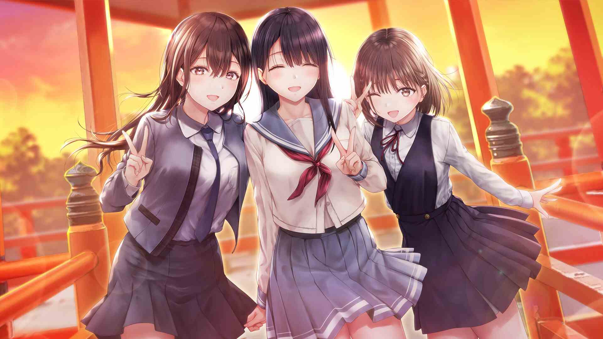 美少女恋爱游戏《制服女友》上架Steam 明年2月发售