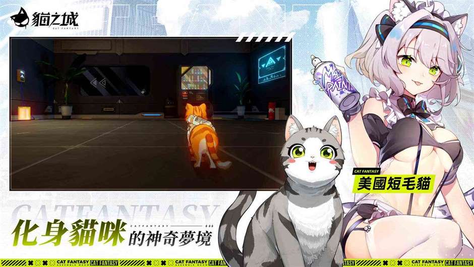 猫拟人主题卡牌经营RPG《猫之城》今日正式上线