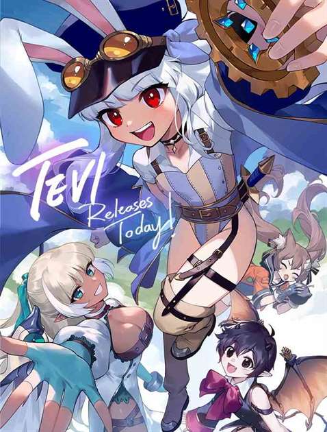 国产2D 动作游戏《TEVI》正式登陆PC、Switch 平台扮演身手敏捷兔耳少女