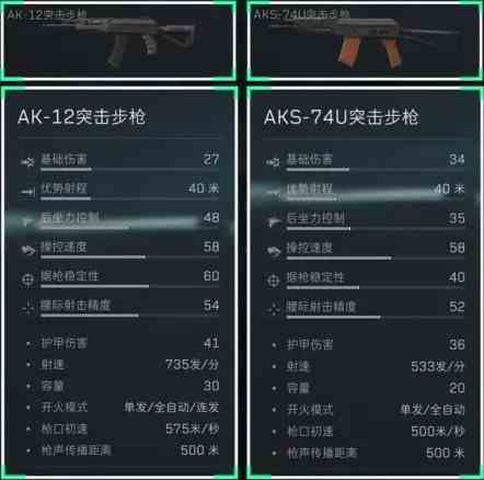 三角洲行动ak12和aks对比分析