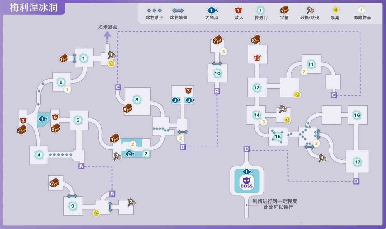 《符文工房5》梅利涅冰洞有哪些鱼类