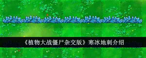 《植物大战僵尸杂交版》寒冰地刺介绍