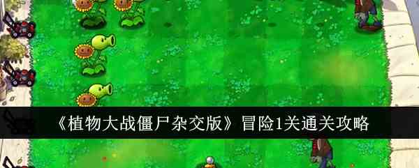 《植物大战僵尸杂交版》冒险1关通关攻略