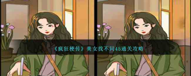 《疯狂梗传》美女找不同45通关攻略