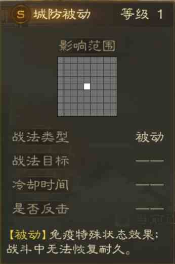 《三国志战棋版》城防府详情一览