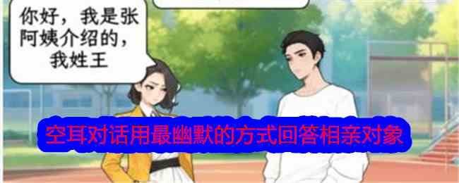 《文字找茬大师》空耳对话用最幽默的方式回答相亲对象通关攻略