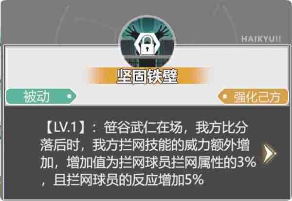 排球少年新的征程笹谷武仁强吗 笹谷武仁强度介绍