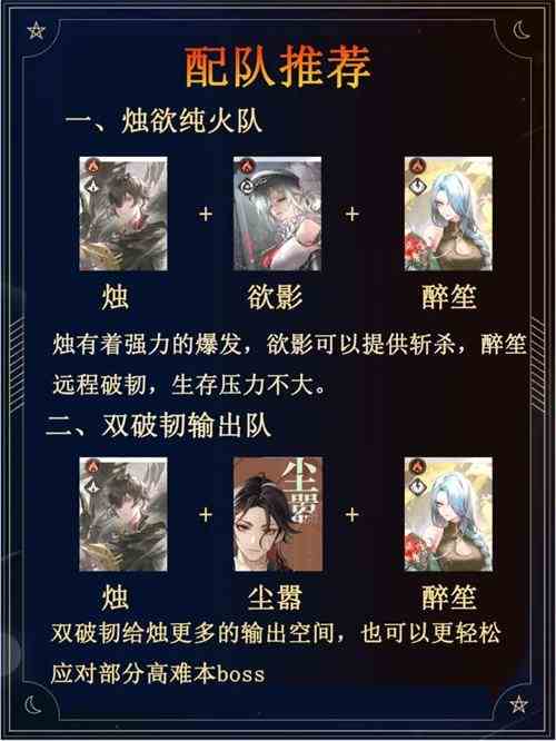 《归龙潮》烛潮品怎么加点配队烛潮品全方位养成攻略2