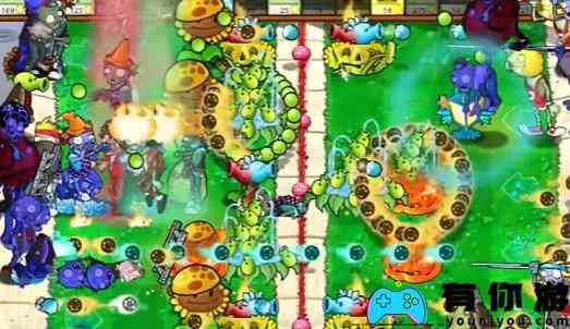 PVZ杂交版益智模式继续夹击图文通关流程