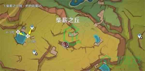 《原神》5.1灼灼彩菊采集路线图一览