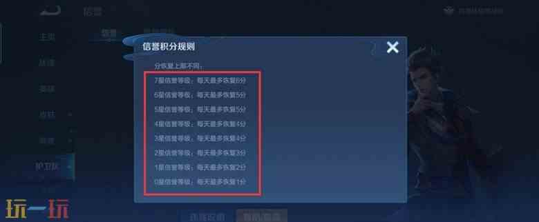 王者荣耀如何补信誉积分 王者荣耀补信誉积分攻略分享