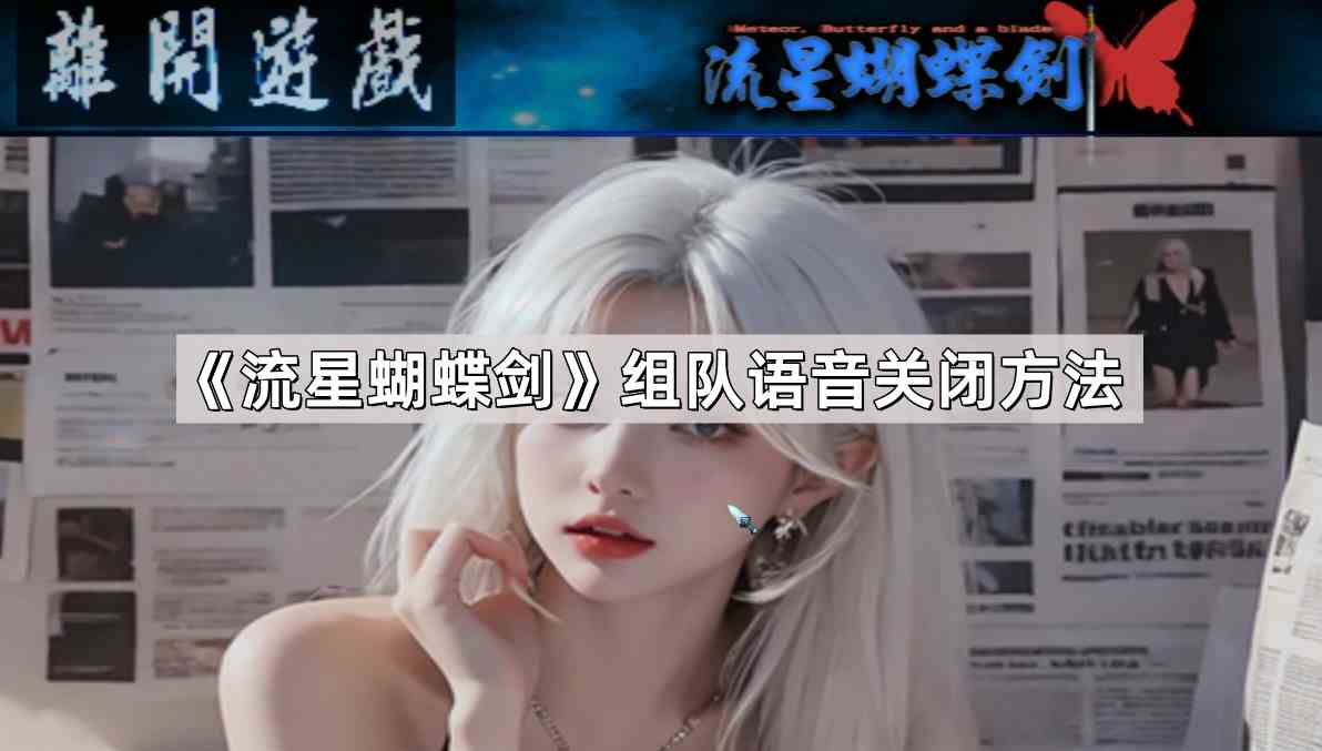 《流星蝴蝶剑》组队语音关闭方法