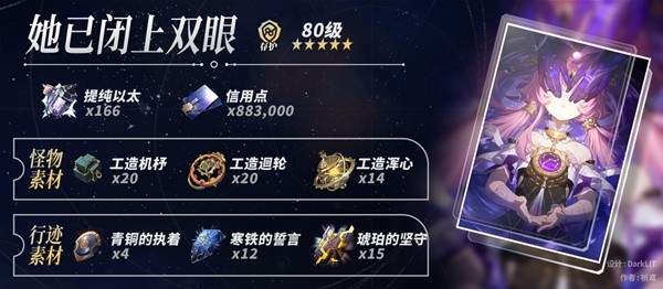 崩坏星穹铁道符玄突破需要什么材料？符玄突破材料一览