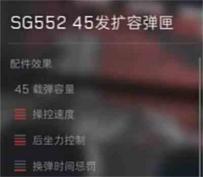 《三角洲行动》sg552突击步枪配件推荐