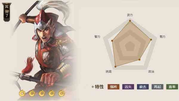 《三国志战棋版》东胡飞弓属性介绍