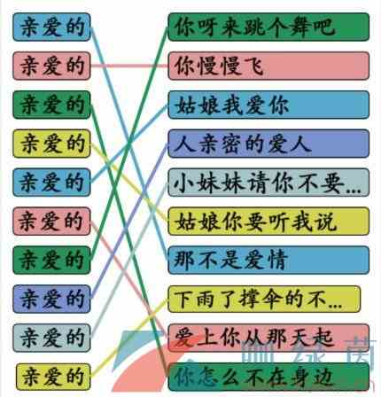 《汉字找茬王》连出全部亲爱的歌通关攻略