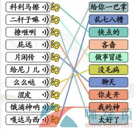 《汉字找茬王》连出正确的关中话通关攻略