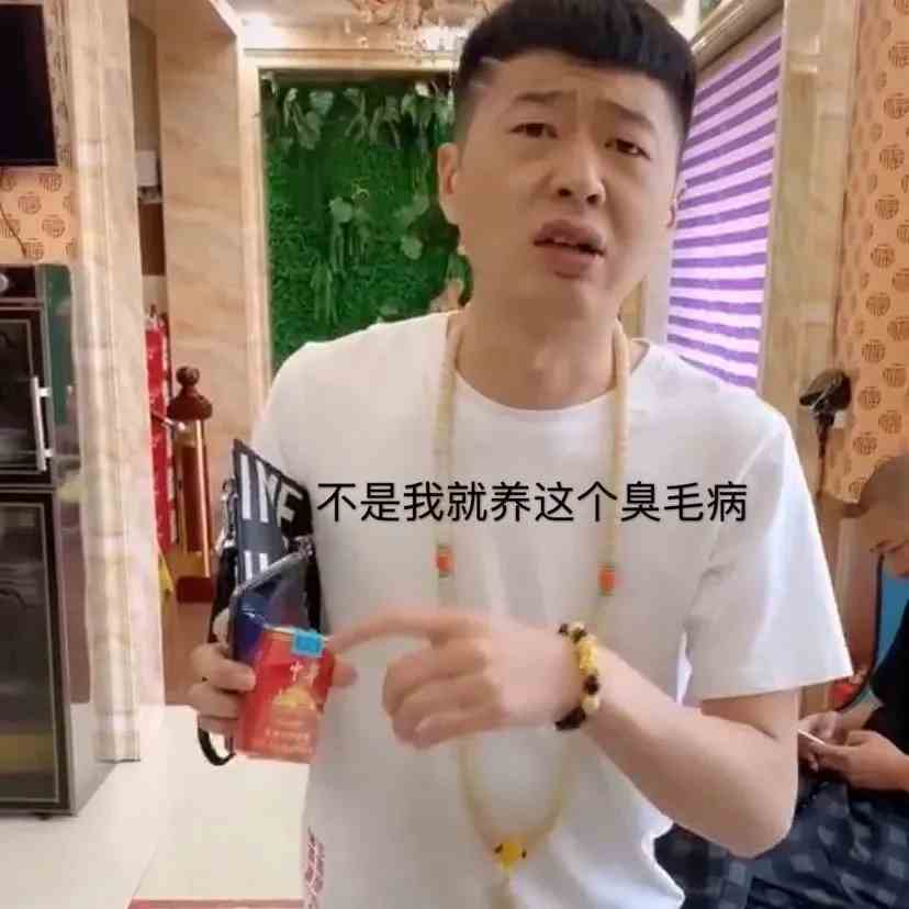 抖音李会长街溜子抽华子表情包大全