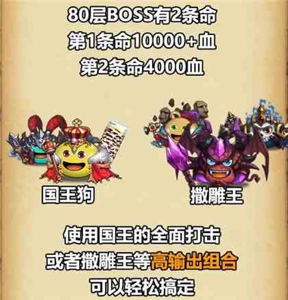 《不思议迷宫》挑战迷宫6轮内击杀80层的boss任务完成攻略