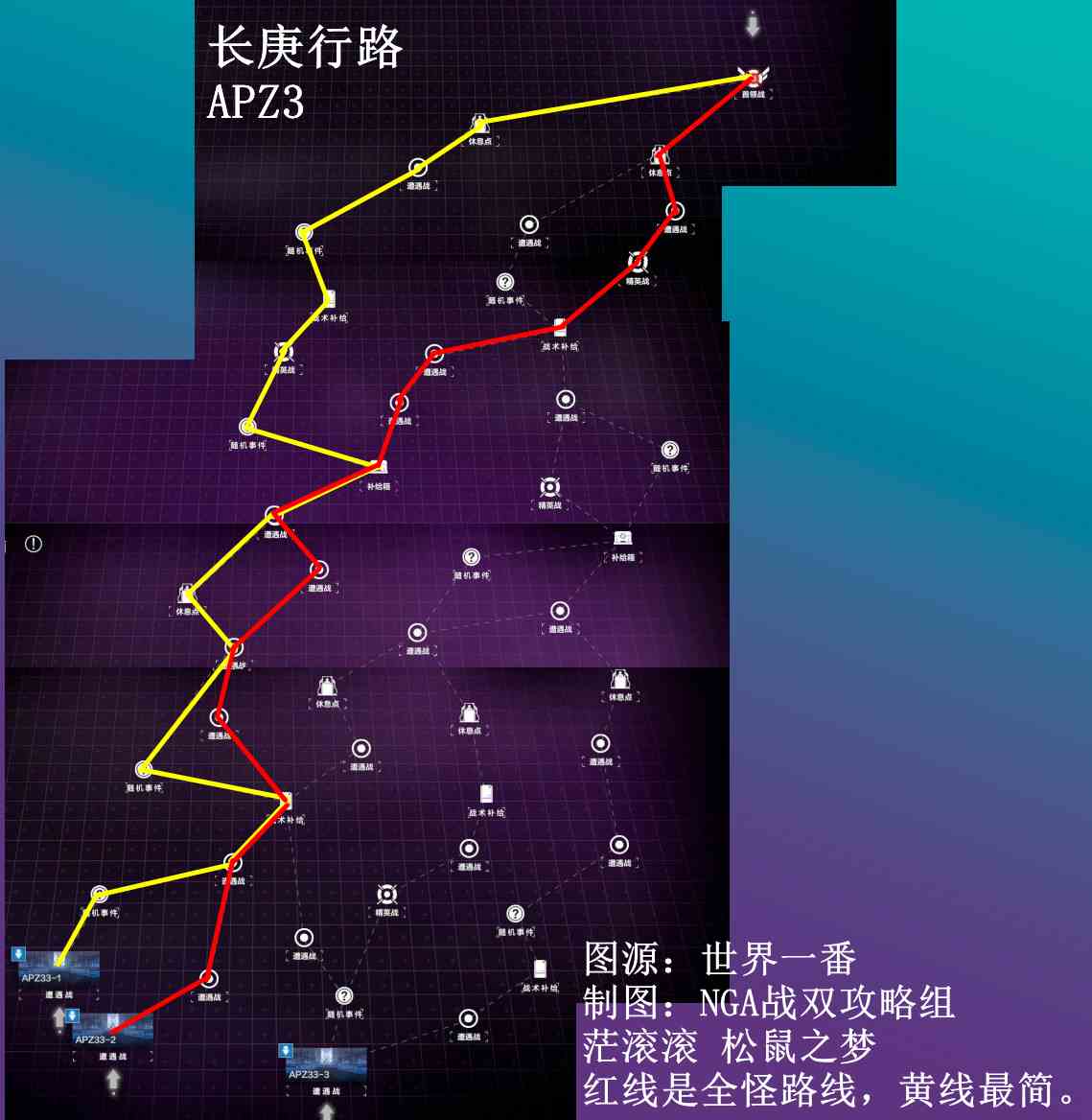 《战双帕弥什》长庚行路第三张图路线大全