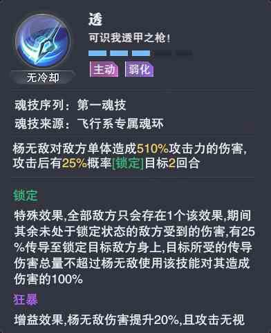 斗罗大陆魂师对决杨无敌武魂真身攻略