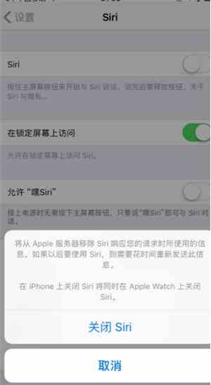 苹果siri建议关闭教程