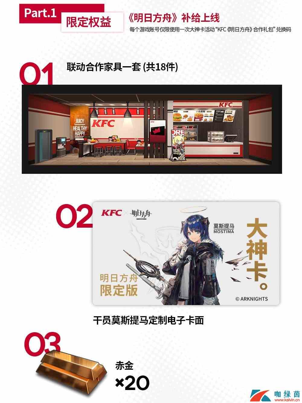 《明日方舟》KFC大神卡联动奖励介绍