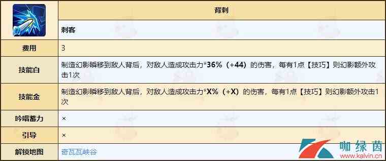 《不休的乌拉拉》刺客属性技能全介绍