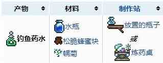 泰拉瑞亚钓鱼增益类药剂怎么做 泰拉瑞亚钓鱼增益类药水合成表