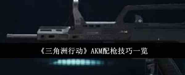 《三角洲行动》AKM配枪技巧一览