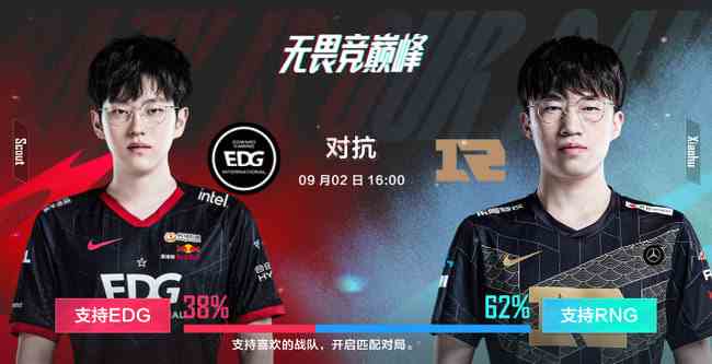 英雄联盟电竞经理赛事预测EDG vs RNG比分最终比分_谁会获胜