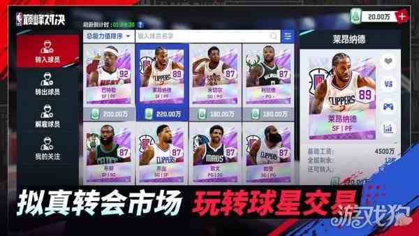 NBA巅峰对决是什么类型的游戏-特色内容推荐