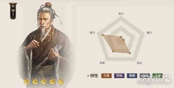 三国志战棋版娄圭值得练吗-武将属性一览