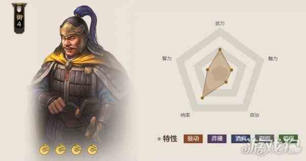 三国志战棋版淳于琼值得培养吗-武将属性一览