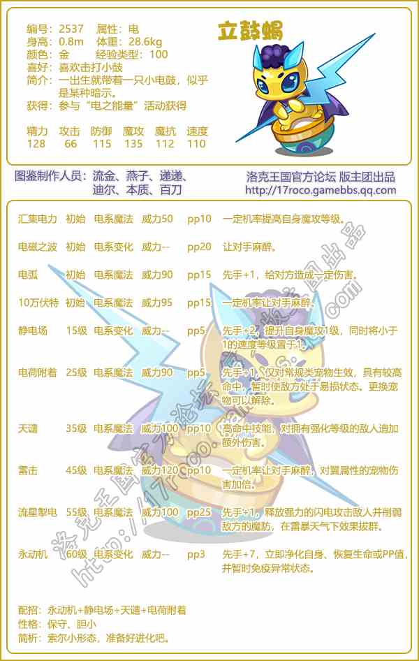 《洛克王国》立鼓蝎性格技能配招推荐