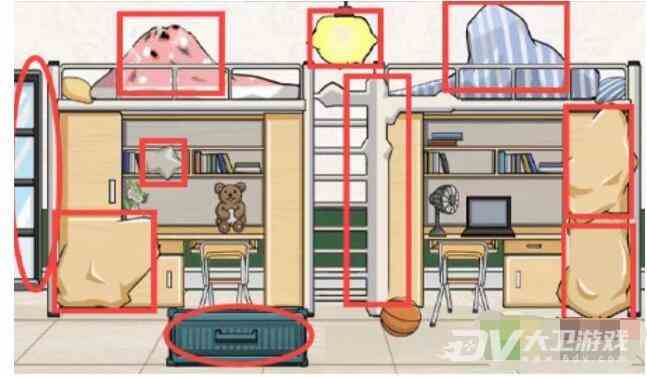 《疯狂梗传》找出女生宿舍违禁品通关攻略
