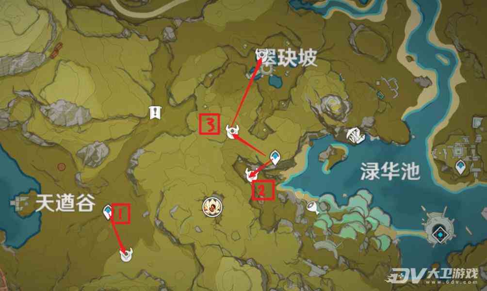 《原神》3.5骗骗花讨伐路线