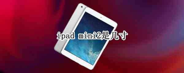 ipadmini2是几寸