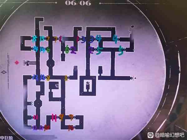 《暗喻幻想》空中巨脸宫中回廊迷宫地图分享-宫中回廊迷宫如何走