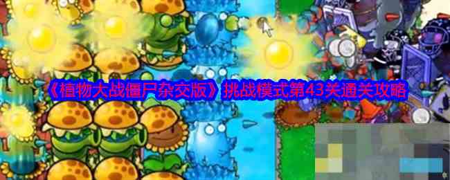 《植物大战僵尸杂交版》挑战模式第43关通关攻略