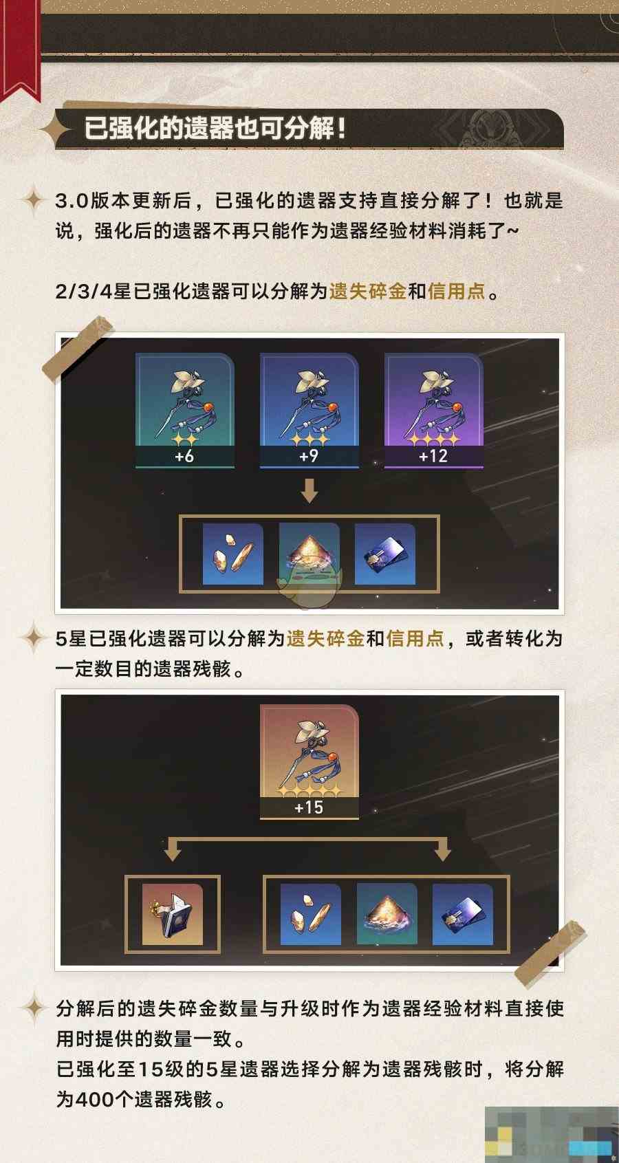 《崩坏星穹铁道》遗器副属性定向功能介绍